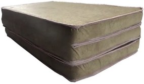 Puff Multifuncional Banco Colch�O Luxo 175X98Cm Suede (Preto)