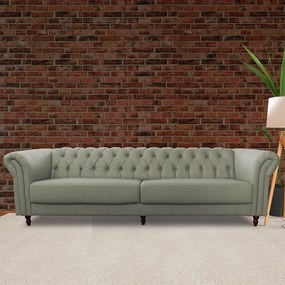 Sofá 4 Lugares Maggiore 260cm Couro Fendi G58 - Gran Belo