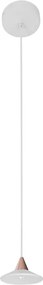 Pendente Led Aluminio 7W 3000K 10Cm Marionete - BRANCO