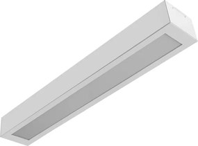 Plafon Led Sobrepor Aluminio Branco 18W Valencia - LED BRANCO QUENTE (3000K)