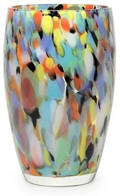Vaso AD4 Multicor Colorido Murano Cristais Cadoro