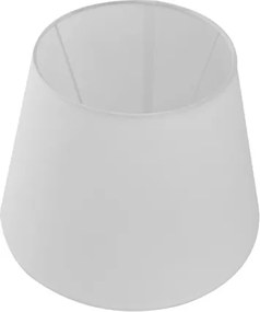 Cupula Tecido Branco Boca Larga