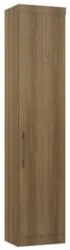 Guarda Roupa Modulado Sapateira 50cm 1 Porta Taiga Avelã L01 - Mpozena