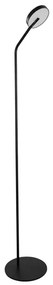 Luminaria De Piso Led Dimerizavel Preto 20w 3000k Luna