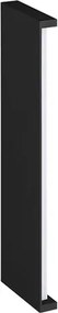Arandela Led Alumínio Preto 12w 3000k 110° Ip65 Reflex