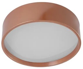 Plafon Sobrepor Aluminio Difusor 45Cm Ravena - COBRE
