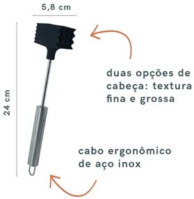 Martelo Amaciador De Carne Preto