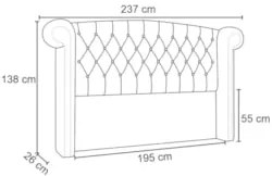 Cabeceira Cama Box Casal King 195cm Provença Z37 Linho Bege - Mpozenat