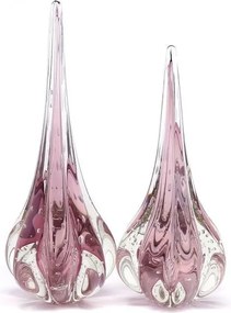 [KIT] Gotas de Murano 2 Pçs Fênix M + G - Azul Aquamarine - New Rubi  New Rubi