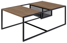Mesa de Centro New Hanover e Preto 100 cm - D'Rossi