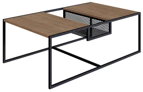 Mesa de Centro New Hanover e Preto 100 cm - D'Rossi