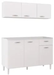 Armário de Cozinha CP01 Sem Tampo Classic Z46 Branco - Mpozenato