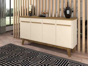 Aparador Buffet Opala Cinamomo Off White - Bechara Móveis