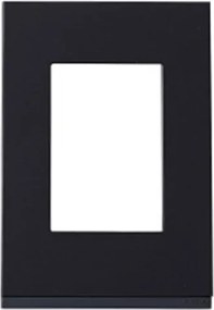 Placa Suporte Vertical 4x2 3 Postos Grafite Orion Class