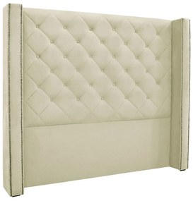 Cabeceira Estofada Egito SPZ 195cm Casal Veludo - ADJ Decor