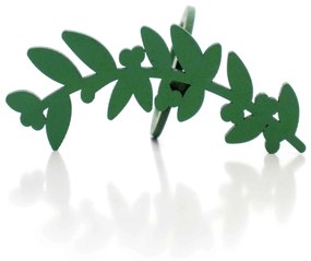 Porta Guardanapo Natal Folhagem Verde 9,5cm - D'Rossi