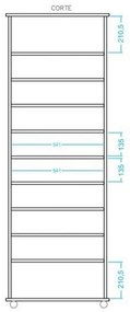 Sapateira 30 Pares 2 Portas BST 07 - Branco