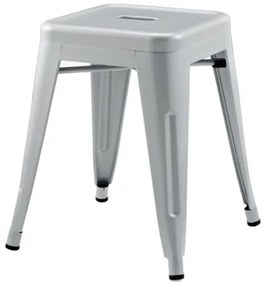 Banqueta Industrial Iron Cinza Baixa 44 cm (ALT) - 32364 Sun House
