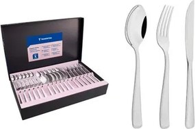 Faqueiro Tramontina Pacific Aço Inox com Detalhes no Cabo 36 Peças