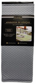 Aparador de louca de microfibra com super absorção - Cinza Cinza
