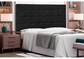 Cabeceira Cama Box Solteiro 90cm Verona Corano Preto - Sheep Estofados - Preto