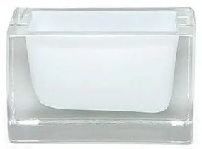 Porta Clips Branco Murano Cristais Cadoro