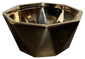 Vaso em Cerâmica Cobre 6,8cm - D'rossi