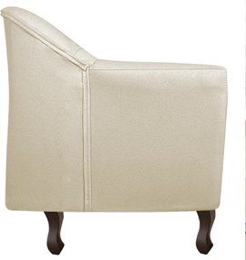 Kit 02 Poltronas Decorativa Julia Linho - ADJ Decor