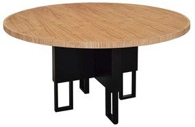 Mesa Amazonas Redonda 1400 - Misto Laminado Cinamomo / Laca  Kleiner