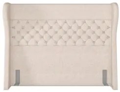 Cabeceira Cama Box Casal King 195cm Trinidad Z37 Linho Cru - Mpozenato