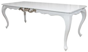 Mesa de Jantar Lavanda - Branco com Fendi Lumiére Provençal Kleiner