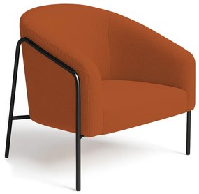 Poltrona Sala Industrial Alta Preto Stella Bouclê D03 - D'Rossi - Terra