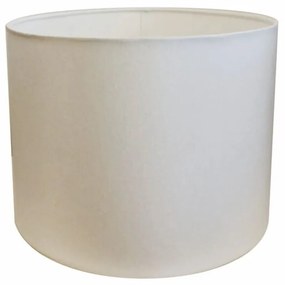 Cúpula em tecido cilíndrica abajur luminária cp-4099 40x25cm branco