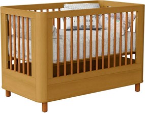 Berço Mini Cama Boom Slim com Pés Nordic - Savana Fosco
