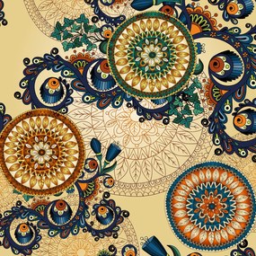 Papel de Parede Geométrico Mandala