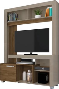Estante de TV 50 Pol 136cm Sala de Estar Mervan Fendi/Naturale M20 - D'Rossi