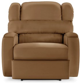 Poltrona do Papai de Cinema Reclinável Kylie Power Touch Massagem USB PU Caramelo G23 - Gran Belo