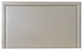 Cabeceira King Bella com Tachas - Tecido Facto Pérola  Kleiner