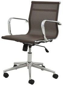 Cadeira Sevilha Eames Baixa Cromada Tela Cafe - 38050 Sun House