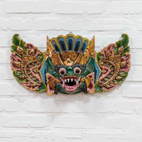 Máscara Barong em Madeira | Bali