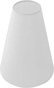 Cúpula Plástico Branco Texturizado