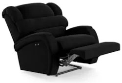 Poltrona do Papai Reclinável Kalie Power Touch FH9 Veludo Preto - Mpoz