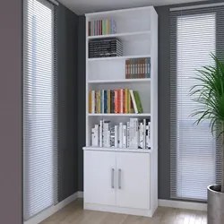 Estante Livreiro 2 Portas 4 Prateleiras Legend F04 Branco - Mpozenato