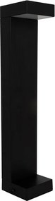Balizador Led Alumínio Preto 7w 100° 3000k Ip65 Frankfurt