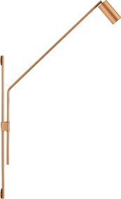 Arandela Articulada Aco Aluminio Dourado