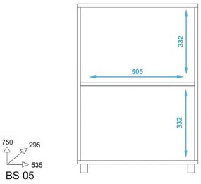 Balcão Multiuso 2 Portas Área De Serviço Bs 05 - Branco