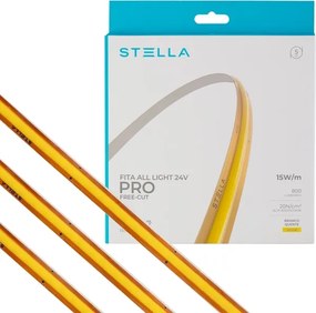 Fita De Led 15w Por Metro 24v 3000k 5m Ip65 Irc97 Free-Cut