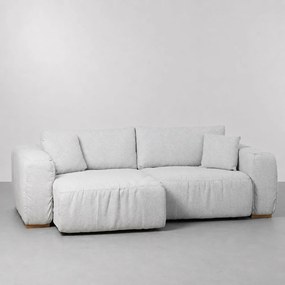 Sofá Pleats Retrátil Cinza