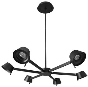 Pendente Led Metal Aluminio 28W 3000K Copo - PRETO