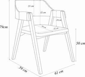 Kit 5 Cadeiras Sala de Jantar e Jogos Carteados Madeira Maciça Poker Veludo Preto/Mel G42 - Gran Belo
